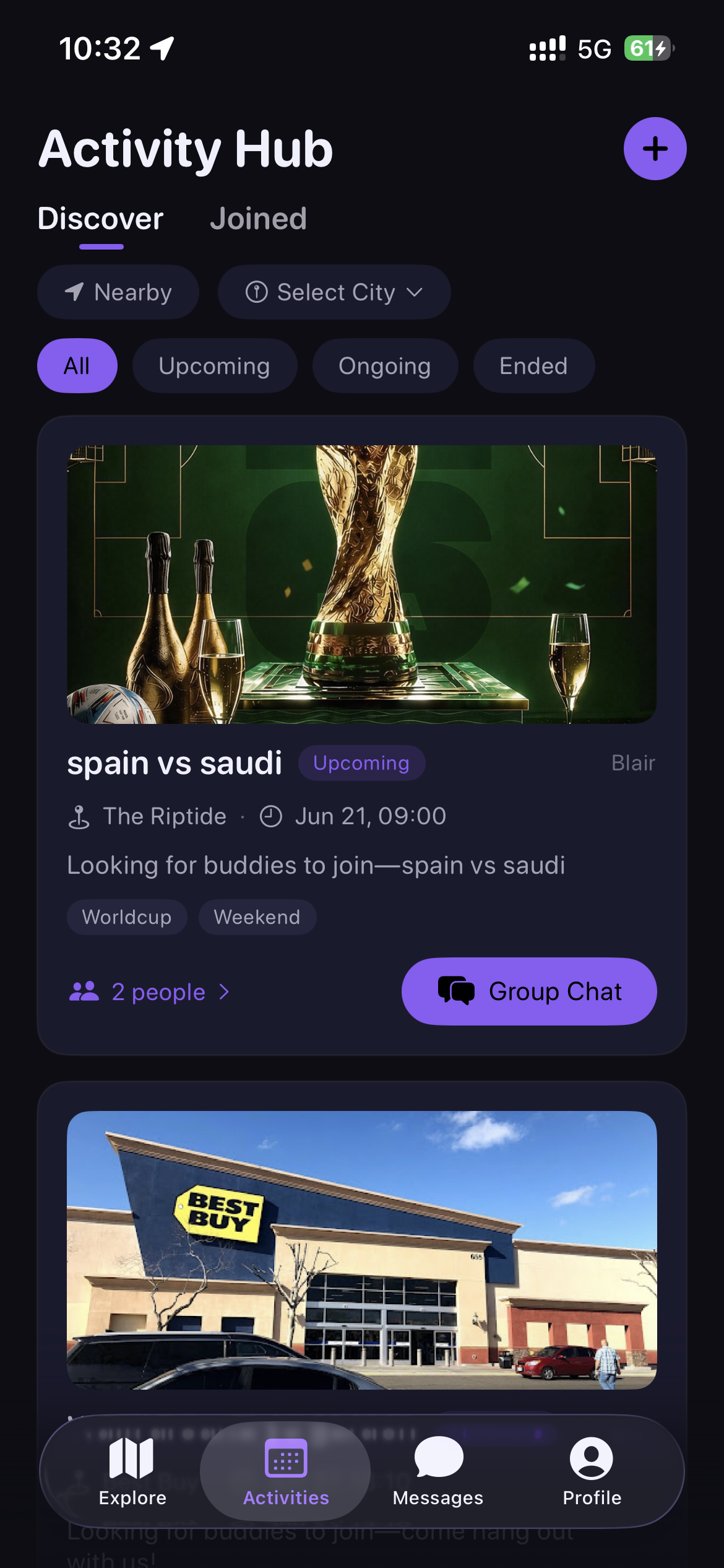 Discover Activities